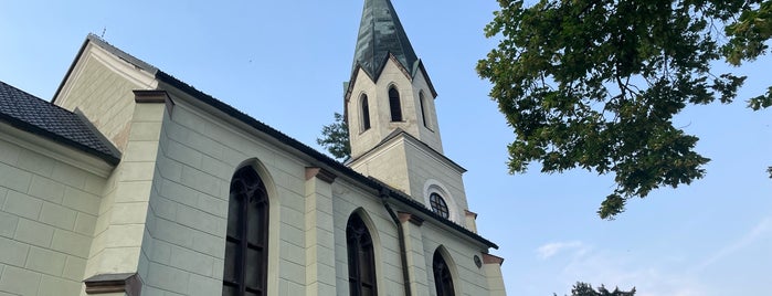 Evangelický kostel is one of Janské Lázně.