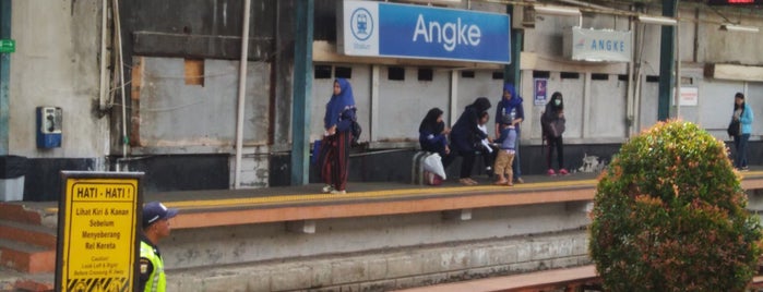 Stasiun Angke is one of Train Station.
