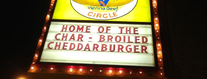 The Wiener's Circle is one of Chicago spots.