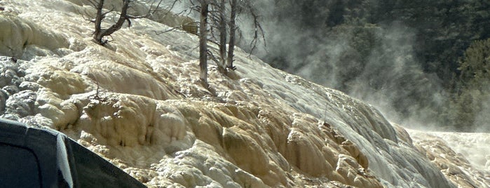 Mammoth Hot Springs is one of CBS Sunday Morning.