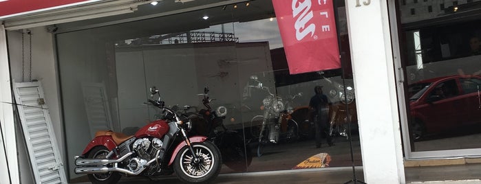 indian motorcycle showroom is one of Lieux qui ont plu à Italian.