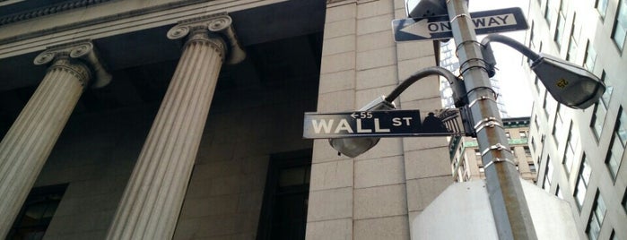 Wall Street is one of Manhattan.