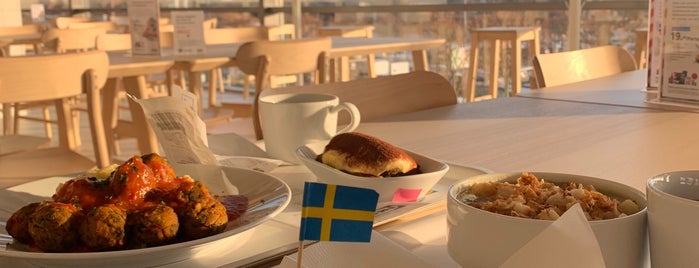 IKEA Restaurant is one of places.