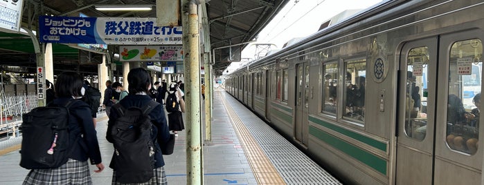 Chichibu Railway Kumagaya Sta. is one of 駅　乗ったり降りたり.