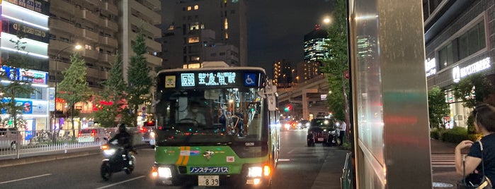 麻布十番駅前(一ノ橋)バス停 is one of ちぃばす田町ルート.
