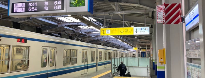 Atago Station (TD16) is one of 東武野田線.