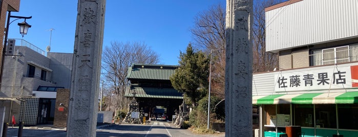 妻沼聖天山 歓喜院 is one of 東国花の寺百ヶ寺.