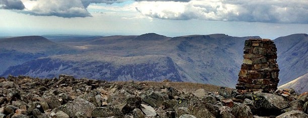 Scafell Pike is one of Englandsturné 2013.