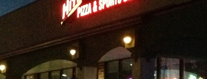 Hitz Pizza & Sports Bar is one of Lugares favoritos de Alison.