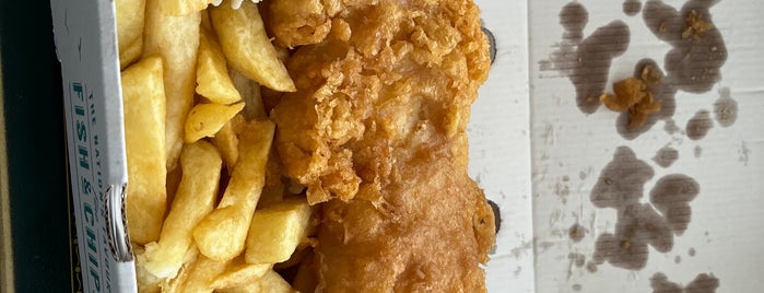 Flounders is one of Fish & Chips???.