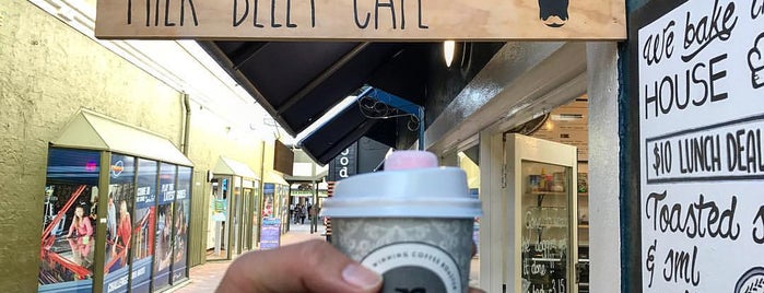 Milk Belly Cafe is one of สถานที่ที่ Misty ถูกใจ.