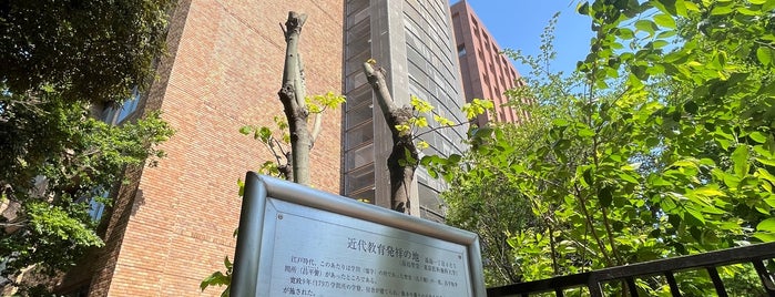 近代教育発祥の地 is one of 大学発祥の地.