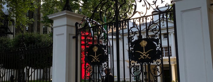 Royal Embassy of Saudi Arabia is one of London.