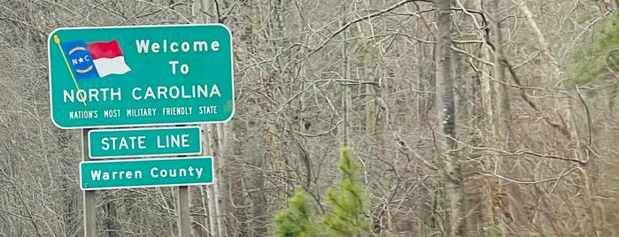 North Carolina / Virginia State Line is one of DC to ATL.