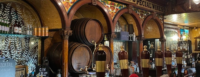 The Crown Liquor Saloon is one of Northern Ireland + Ireland.