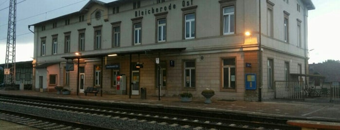 Bahnhof Bleicherode Ost is one of Bahnhöfe BM Erfurt.