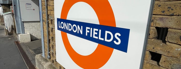 London Fields Railway Station (LOF) is one of Stations - NR London used.