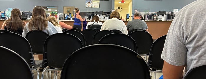 DMV is one of places.