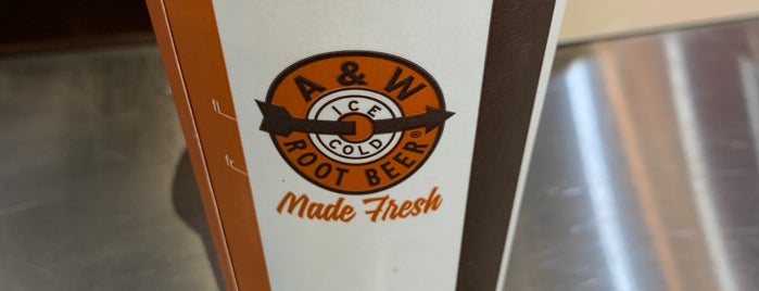A&W Restaurant is one of Burgers, finger food.