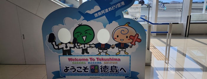 Tokushima Awaodori Airport (TKS) is one of 降り立った空港.
