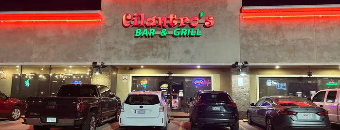 Cilantro's Bar And Grill is one of Places i go normally.