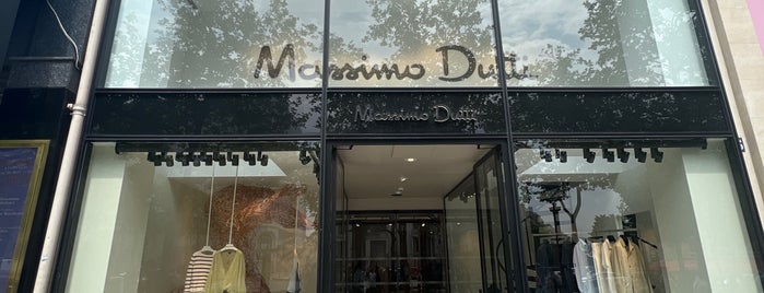 Massimo Dutti is one of Places in Paris...Not Ransacked by Tourists.