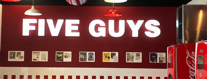 Five Guys is one of recommended to visit.