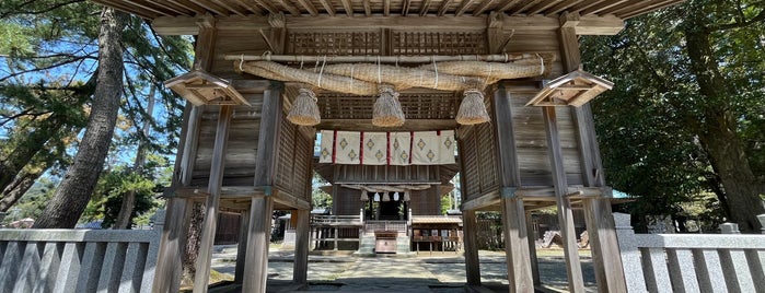 水若酢神社 is one of 別表神社 西日本.