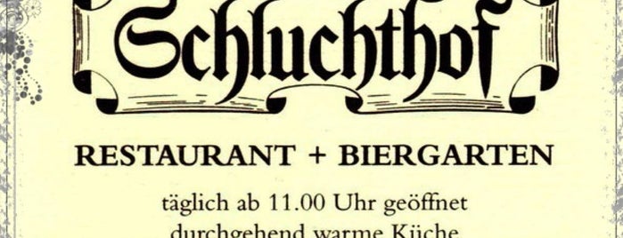 Schluchthof is one of Restaurace.