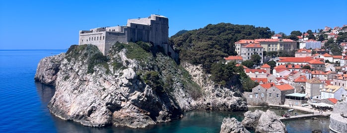Tvrđava Lovrijenac (Fort Lovrijenac) is one of Dubrovnik 2019.