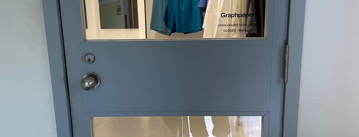 Graphpaper is one of a clothing store.