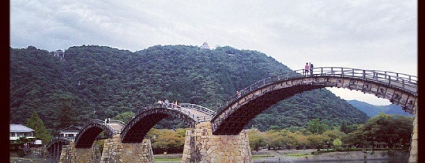 Kintaikyo Bridge is one of Travel : Sakura Spot.
