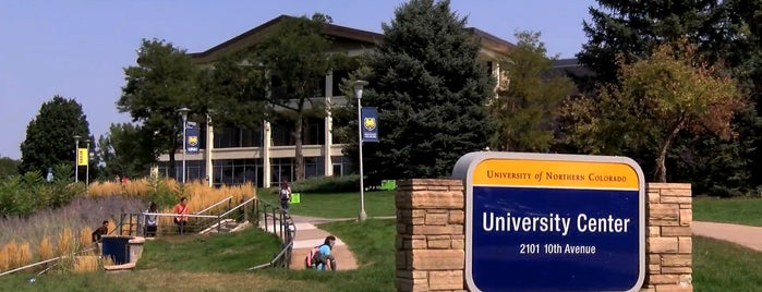 University of Northern Colorado is one of Top Greeley Spots.