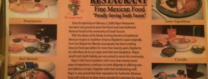 Rigo's Mexican Restaurant is one of The 13 Best Places with a Buffet in Tucson.