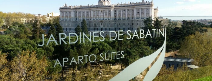 Apartosuites Jardines de Sabatini Madrid is one of Terrazas de Madrid.