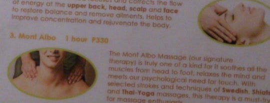 Mont Albo Massage Hut is one of My Philippine Hangouts.
