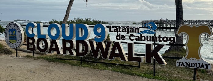 The Boardwalk at Cloud 9 is one of Siargao.