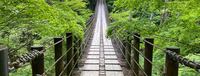 汐見滝吊り橋 is one of 渡った橋（東日本）.