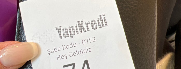 Yapı Kredi is one of gidilenler.