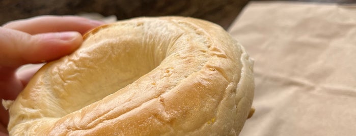 Hot Bagel Shop is one of The 13 Best Places for Deli Sandwiches in Houston.