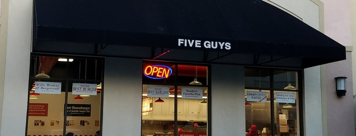 Five Guys is one of Cool places to eat in Columbia.