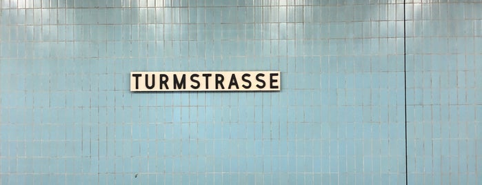 U Turmstraße is one of U-Bahn Berlin.