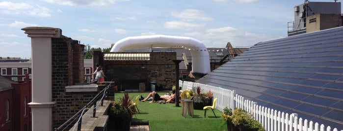 Dalston Roof Park is one of London date places.