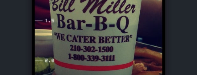 Bill Miller Bar-B-Q is one of Lieux qui ont plu à Angelle.