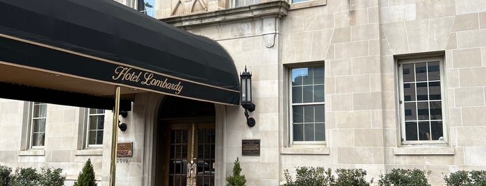 Hotel Lombardy is one of To Try.