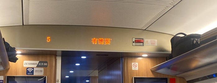 Shanghai Railway Station is one of High Speed Railway stations 中国高铁站.