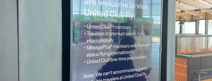 United Club Fly is one of Travel Lounges Visited.