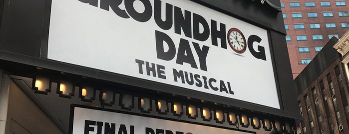 Groundhog Day, The Musical - at the August Wilson Theater is one of Tempat yang Disukai Pepper.