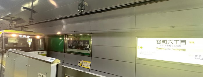 Tanimachi 6-chome Station is one of Osaka Metro＋北大阪急行.
