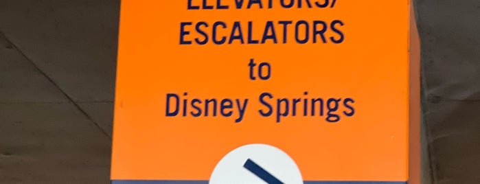 Orange Parking Garage is one of Disney Springs.